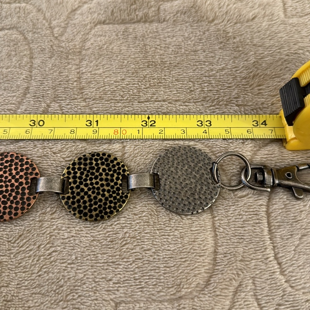 EUC Adjustable Tricolor Chain Belt - Picture 6 of 9
